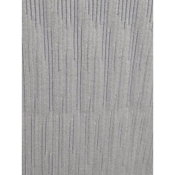 J. Crew T-Shirt Top XL Square Neck Elbow Sleeve Ribbed Stretch Casual Lavender - Picture 5 of 7